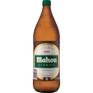 Cerveza Mahou Clásica botella 1L *Fria*