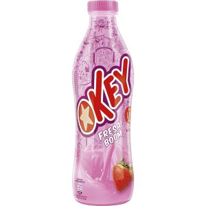 OKEY batido de fresa botella 750 ml