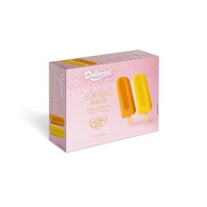 Surtido Helados Limón y Naranja Dulcesol 8x70ml