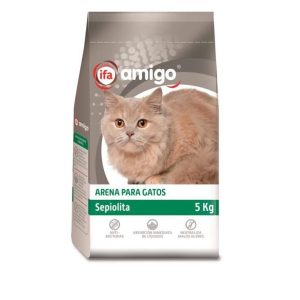Arena para Gatos Sepiolita ifa 5kg