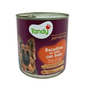 Comida Perros Bocaditos Buey Tandy 720g