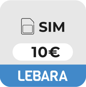 Tarjeta SIM Lebara con 10€ de saldo