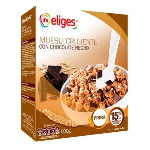 Cereales Muesli Crujiente Chocolate Ifa 500g