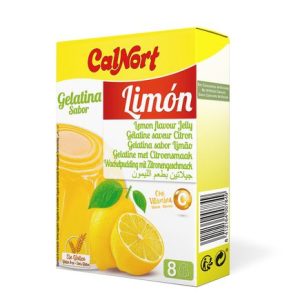 Gelatina Sabor Limón Calnort 170g