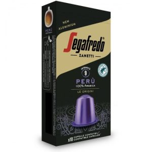 Café Capsulas Aluminio Perú Segrafedo 10ud