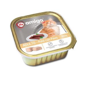 Paté para Gato Adulto con Pavo 300g
