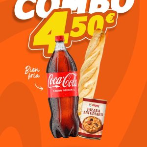 Combo 2 Pan de Leña, Coca Cola 2L y Fabada Asturiana ifa