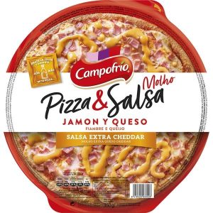 Pizza Jamón y Queso Campofrio