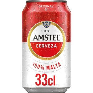 Cerveza 100% Malta Amstel 33cl *FRIA*