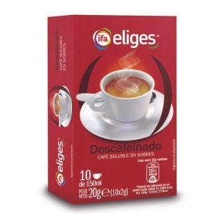 Café Soluble Descafeinado en Sobres ifa 10x2g