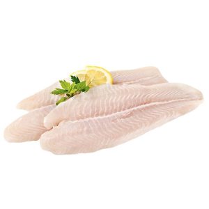 Lomo de Halibut de Alaska sin Piel Congelado 1kg