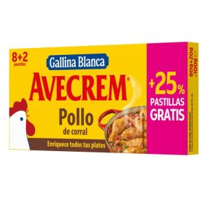 Caldo de Pollo Avecrem 10ud 100g