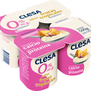 Yogurt Sabor Tropical 0% M.G Clesa 4x125g