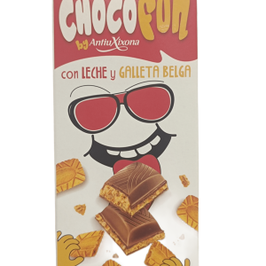 Chocolate con Leche y Galleta Belga ChocoFun 110g