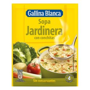 Sopa Jardinera con Conchitas Gallina Blanca 71g