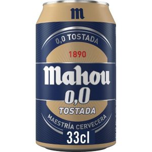 Cerveza Tostada sin alcohol Mahou 33cl *Fria*
