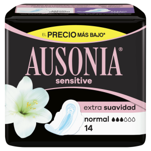 Compresa con alas Normal Ausonia 14ud