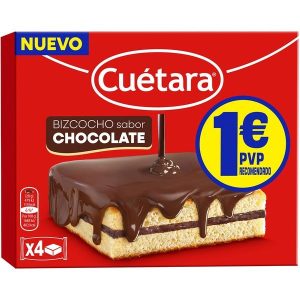 Bizcocho sabor Chocolate Cuétara 112g