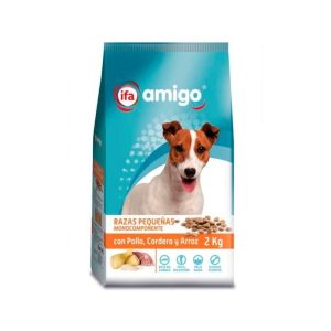 Pienso de Pollo, Cordero y Arroz para Perros de razas pequeñas ifa 2kg