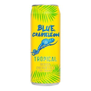 Bebida energética Tropical Blue Chameleon 50cl