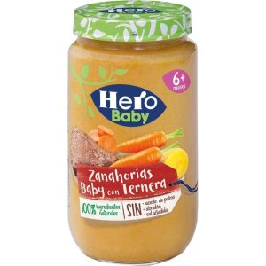 Potito de Ternera y Zanahoria Hero Baby 235g