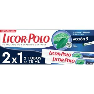 Dentífrico Acción 3 Licor del Polo 2x75ml