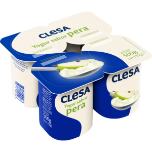 Yogur Sabor Pera Clesa 4x125g