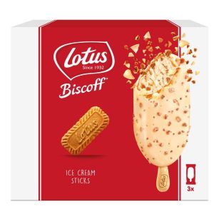 Bombón Blanco Biscoff caja 3ud 270ml