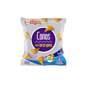 Conos de Maíz sabor Bacon Queso ifa 80g
