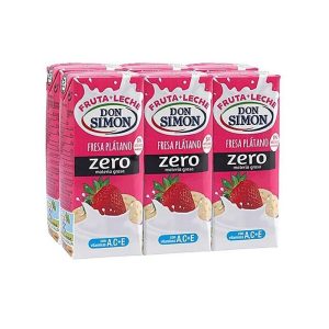 Fruta+Leche Fresa Platano Don Simon Pack 6x200ml