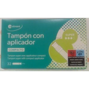 Tampón con Aplicador Super Coaliment 32ud