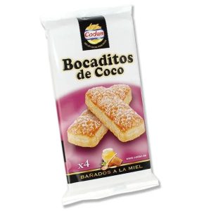 Bocaditos de Coco Bañados a la Miel Codan 4ud 140g