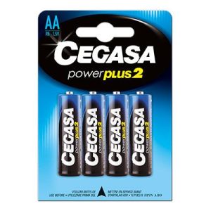 Pilas AA Power Plus R6 Cegasa 4ud