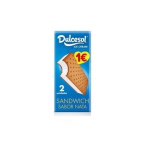 Sandwich Sabor Nata Dulcesol 2x58g