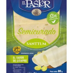 Lonchas de Queso Semicurado El Pastor 80g