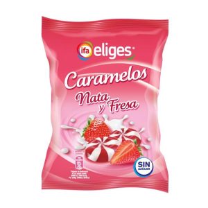 Caramelos Nata y Fresa ifa 90g