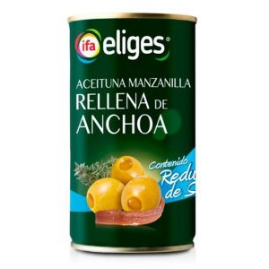 Aceituna Anchoa baja en sal ifa 350g