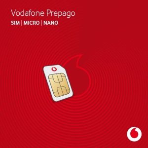Tarjeta SIM Prepago Vodafone Unica