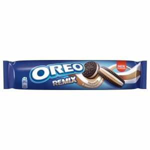 Galletas Oreo Rellenas de Vainilla y Tiramisu Remix 157g