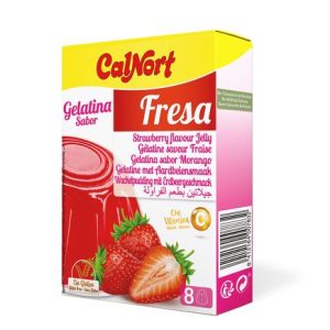 Gelatina sabor Fresa Calnort 170g