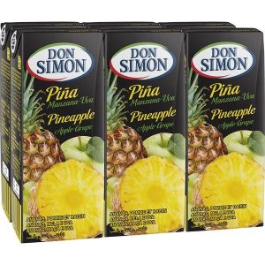 Zumo de Piña, Manzana y Uva Don Simon 6x200ml