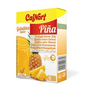 Gelatina Sabor Piña Calnort 170g