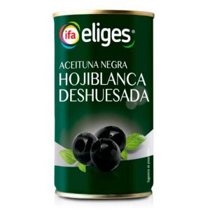 Aceituna hojiblanca negra sin hueso ifa 150g