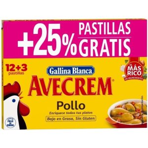 Caldo de Pollo Avecrem 15ud 150g