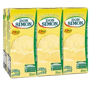 Néctar Piña sin Azúcar Añadido Don Simon 6x200ml